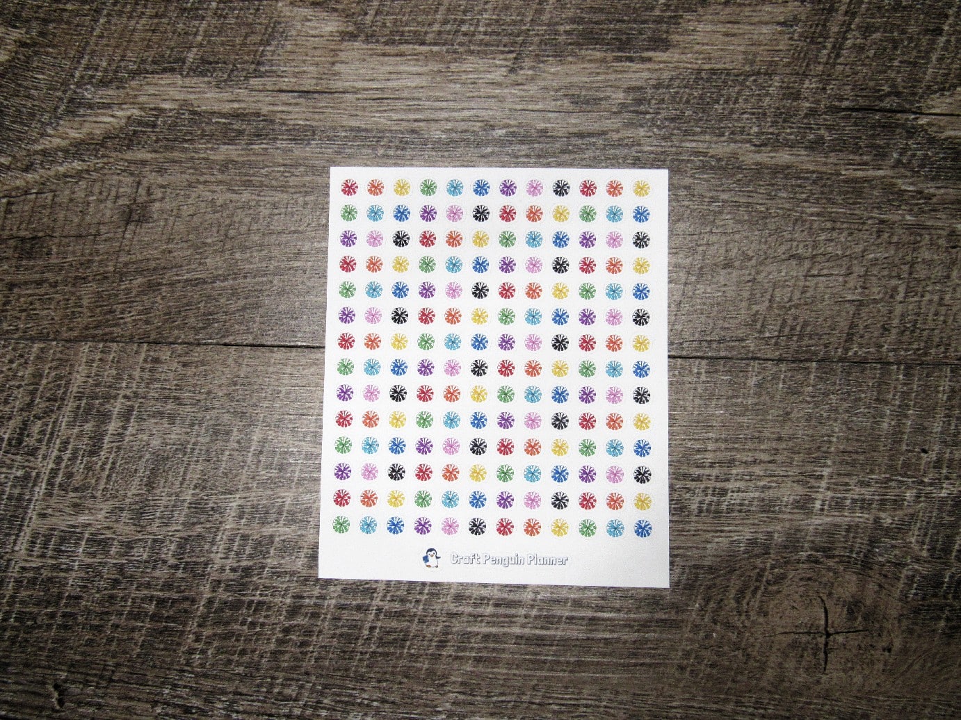 TINY Cheer Pom Pom Stickers