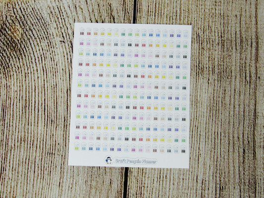 Tiny Cutlery/Meal Icon Stickers