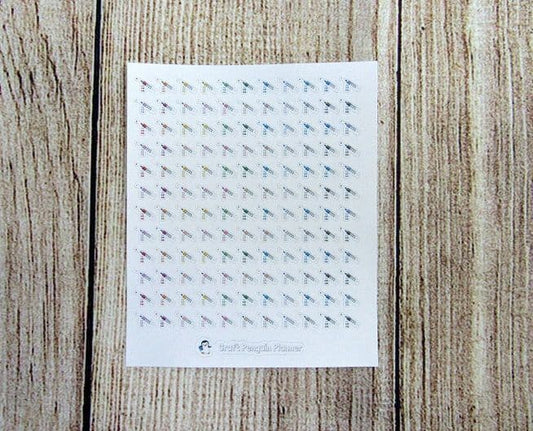 Tiny injection stickers