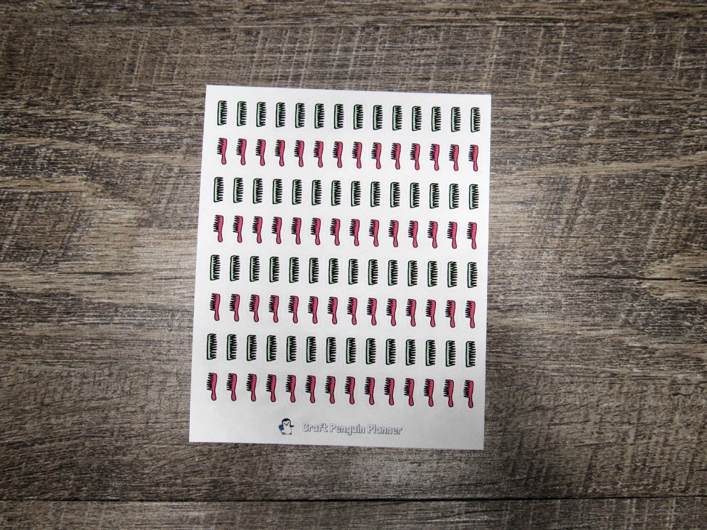 Tiny Comb Stickers
