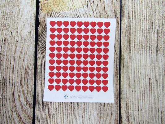 Tiny Heart Stickers