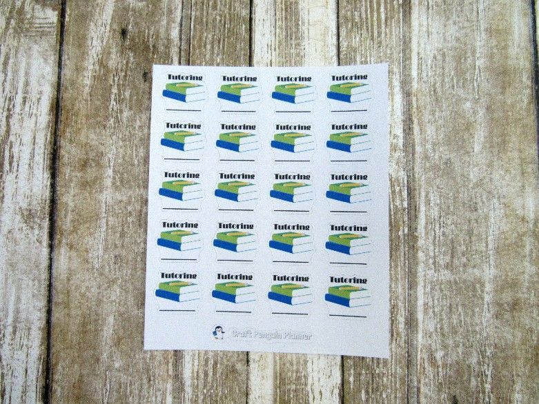 Tutoring Stickers