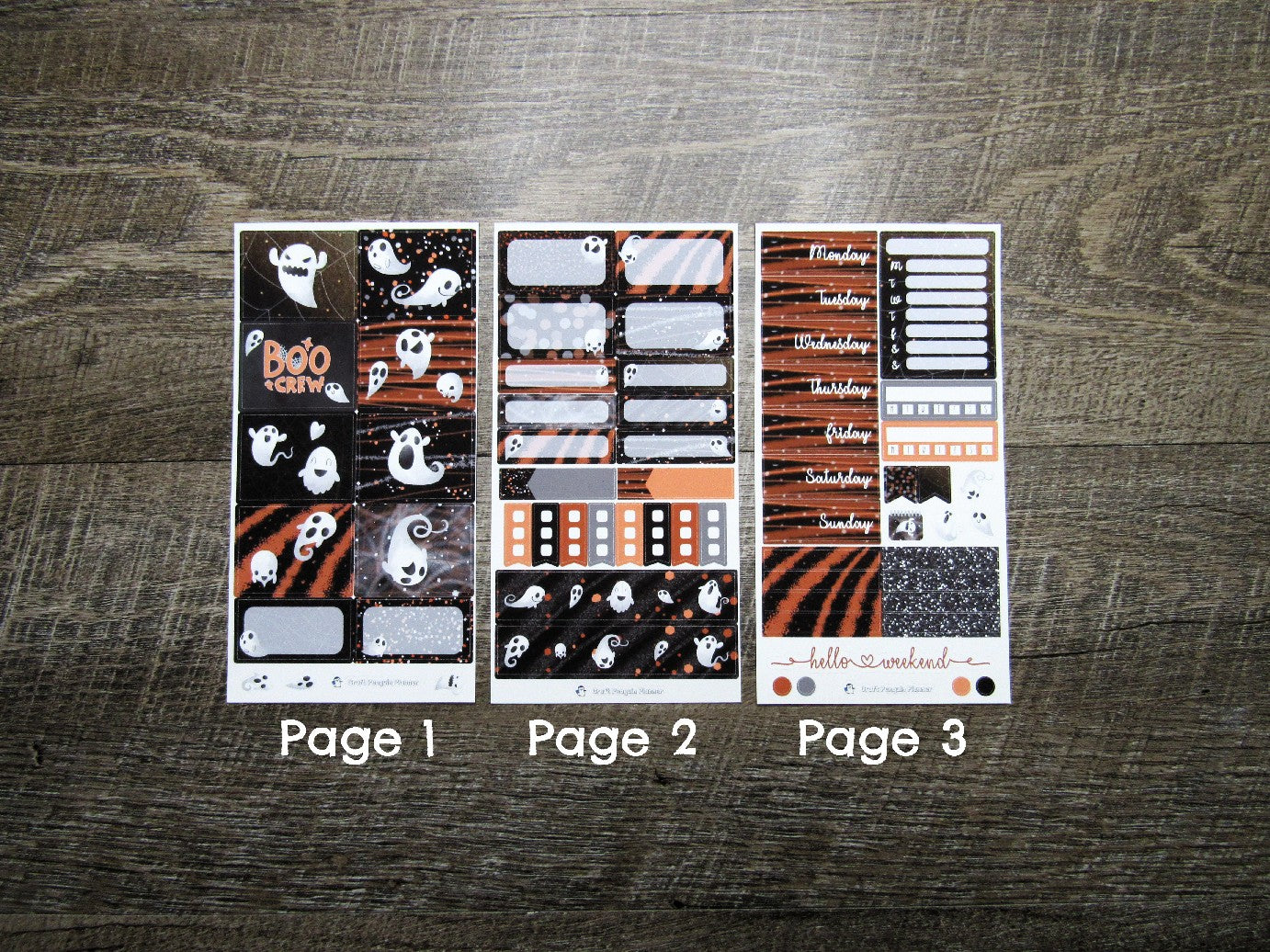 Boo Crew Weekly, VERTICAL WEEKS