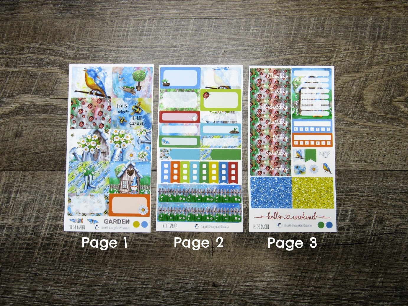 In the Garden Weekly, VERTICAL WEEKS