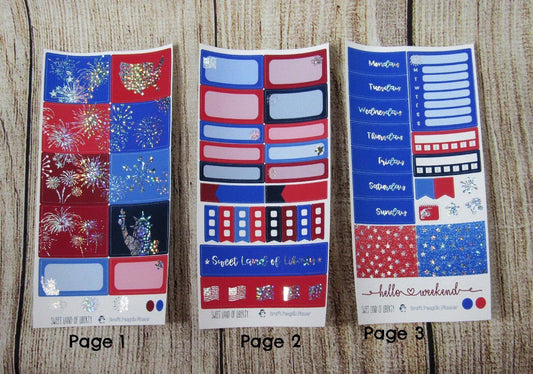 Sweet Land of Liberty FOILED Weekly, VERTICAL WEEKS