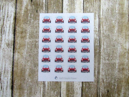 Car Care Planner Stickers