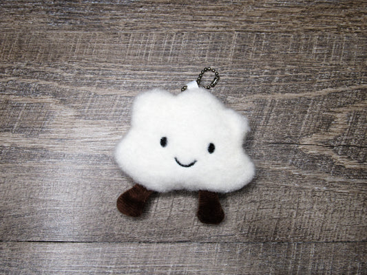 Plush Cloud Keychain