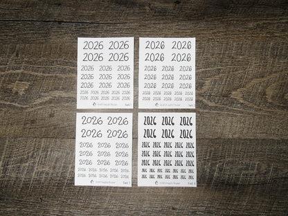 2026 Script Stickers