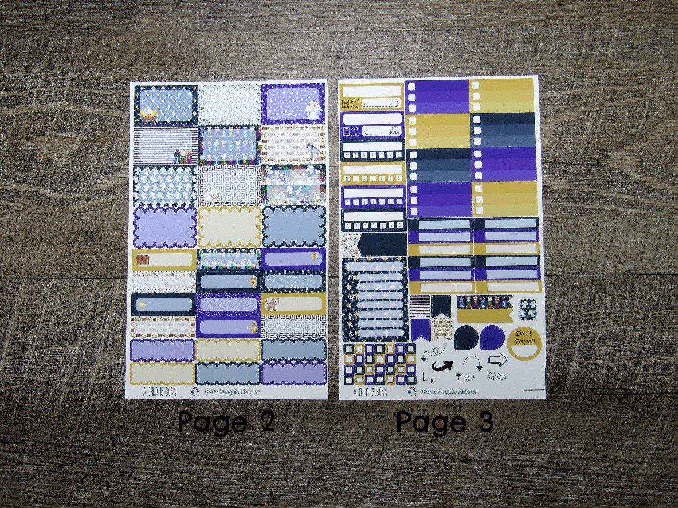 A Child is Born Weekly, CHOOSE YOUR KIT