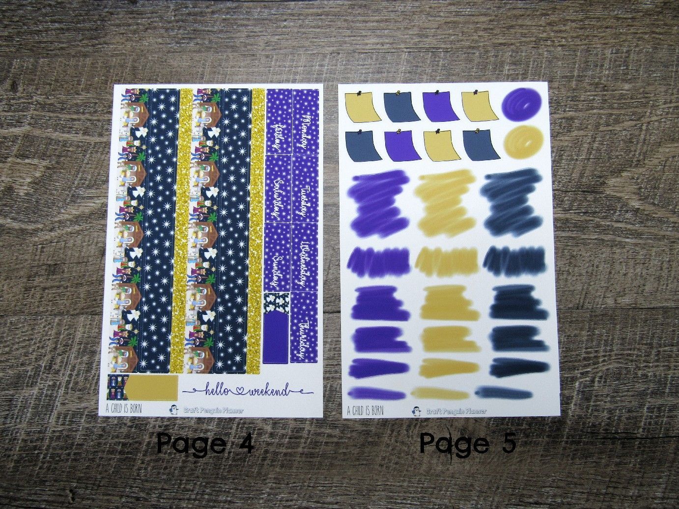 A Child is Born Weekly, CHOOSE YOUR KIT