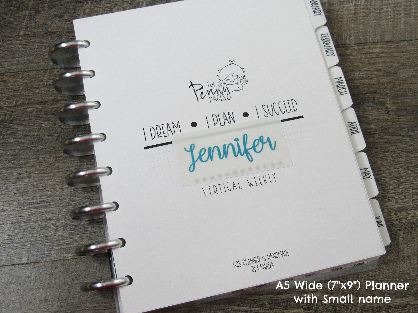 Custom Foiled Name Script Sticker