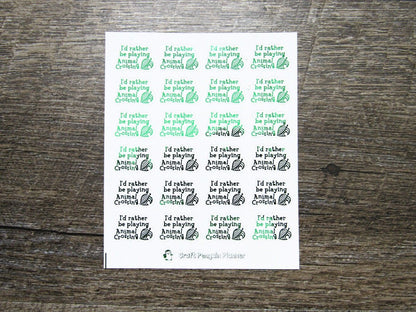 I'd Rather Be Playing AC