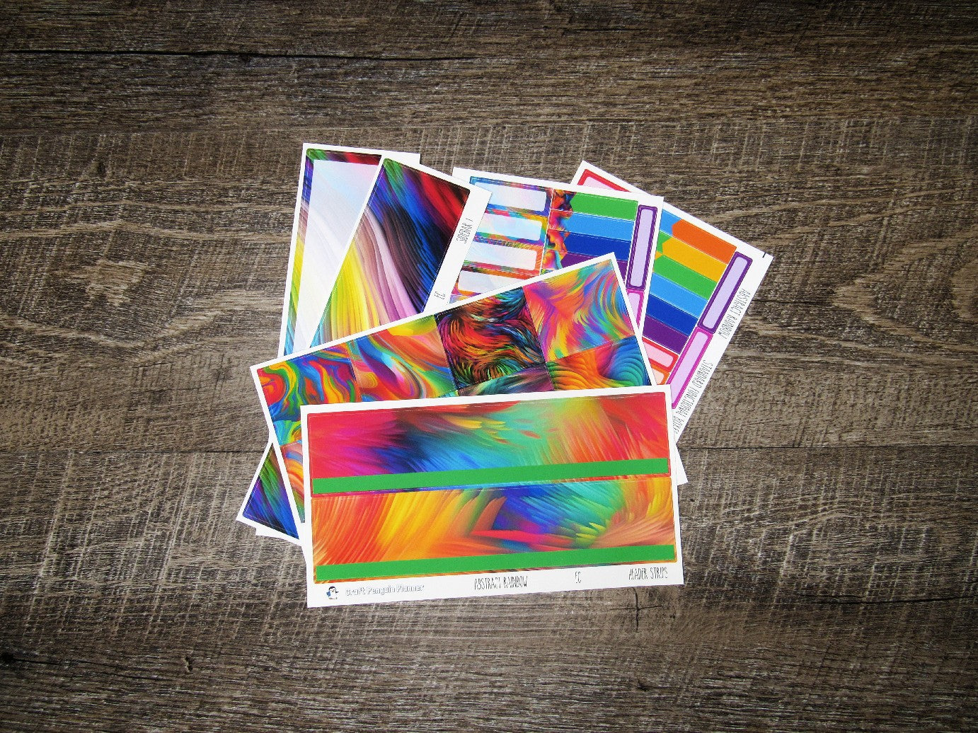 Abstract Rainbow Monthly, CHOOSE YOUR KIT