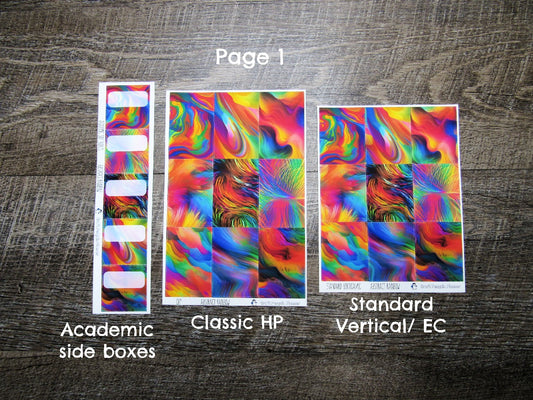 Abstract Rainbow Weekly, CHOOSE YOUR KIT