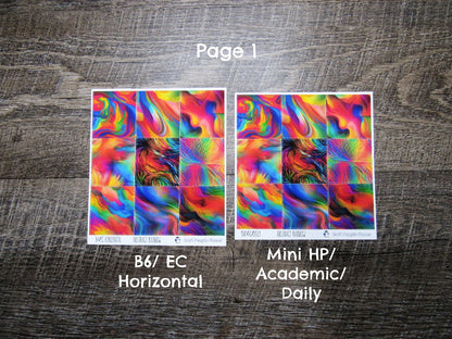 Abstract Rainbow Weekly, CHOOSE YOUR KIT