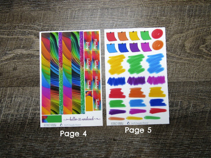 Abstract Rainbow Weekly, CHOOSE YOUR KIT