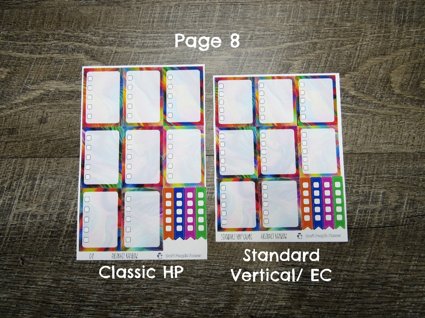 Abstract Rainbow Weekly, CHOOSE YOUR KIT