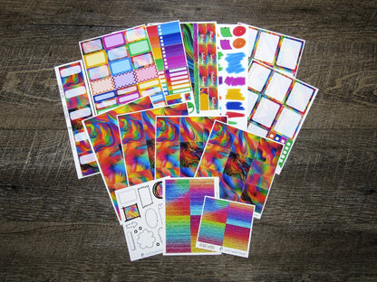 Abstract Rainbow Weekly, CHOOSE YOUR KIT