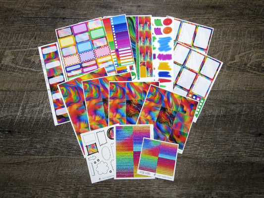 Abstract Rainbow Weekly, CHOOSE YOUR KIT