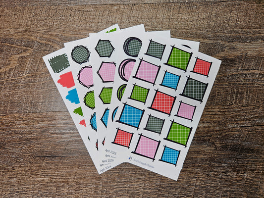 April 2026 Doodle Bundle- NO COUPONS