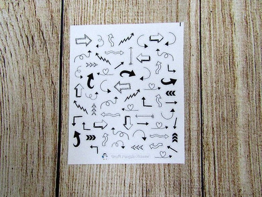 FOILED Handdrawn Arrows