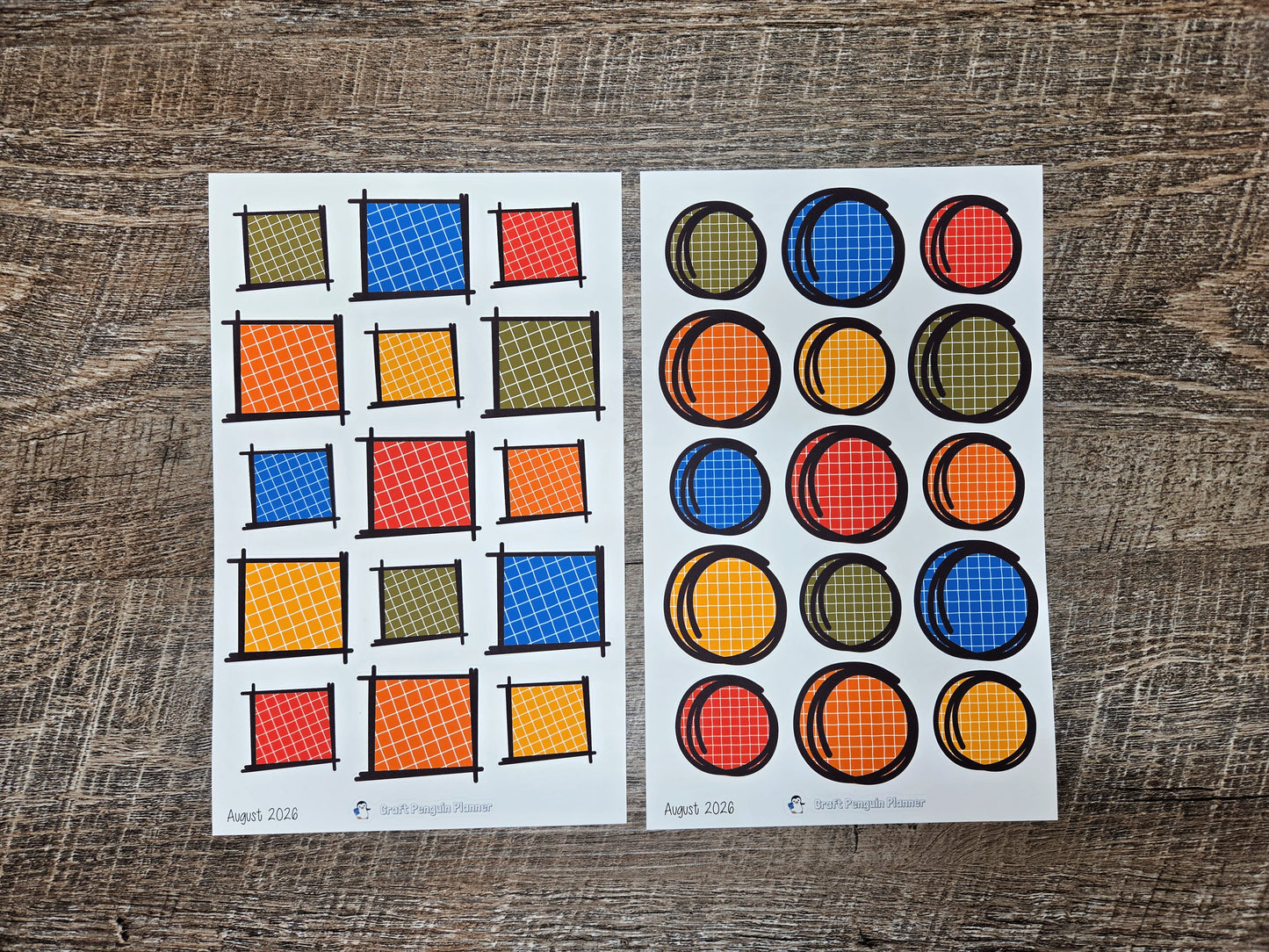 August 2026 Doodle Bundle- NO COUPONS