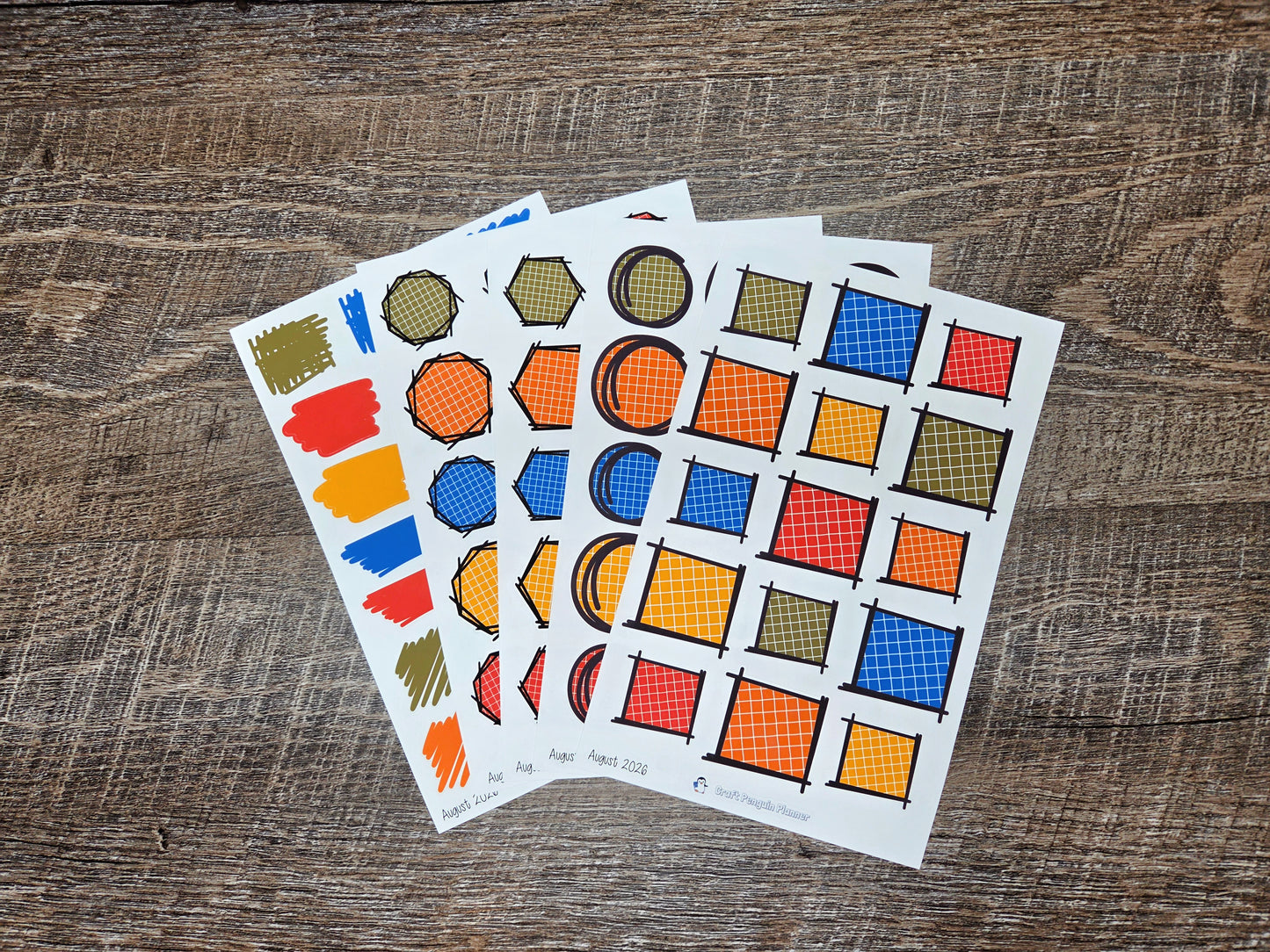 August 2026 Doodle Bundle- NO COUPONS