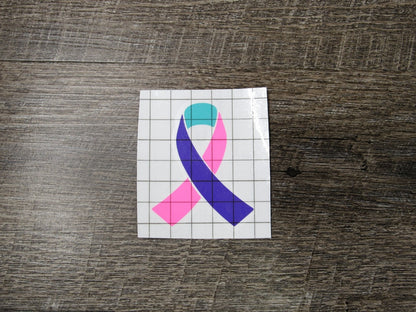 Awareness Ribbon Vinyl Decal