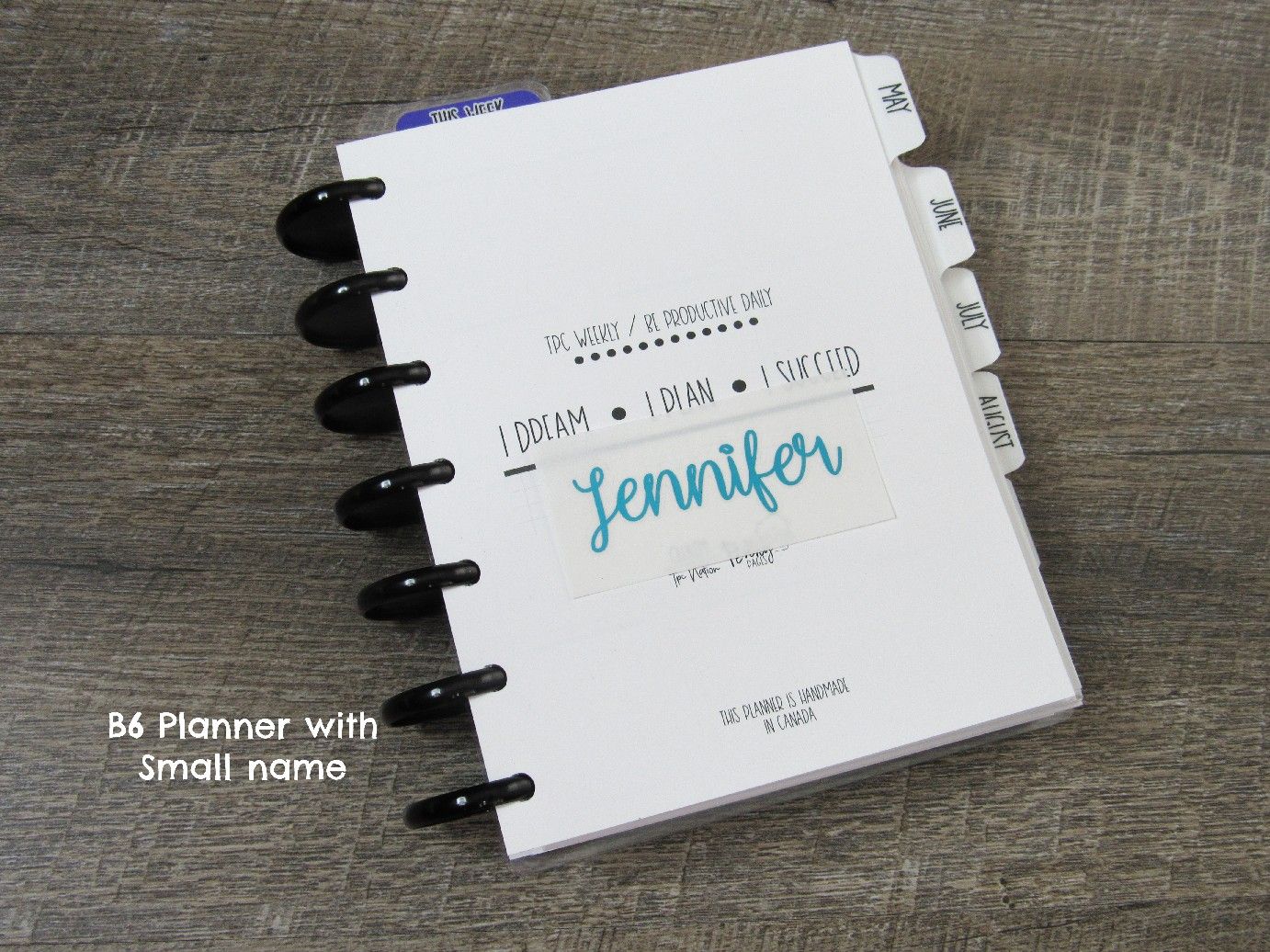 Custom Foiled Name Script Sticker