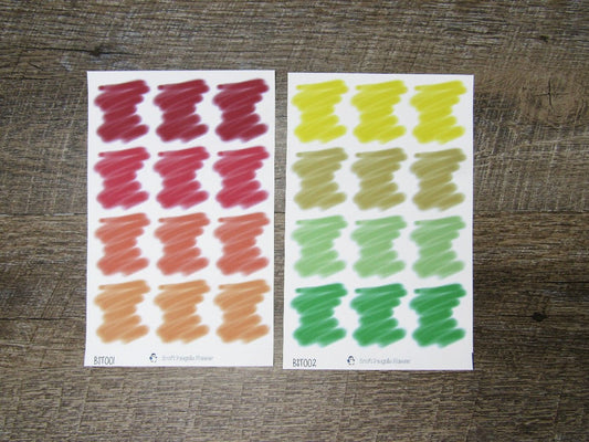 Hand Drawn Brush Strokes- BST001-BST007