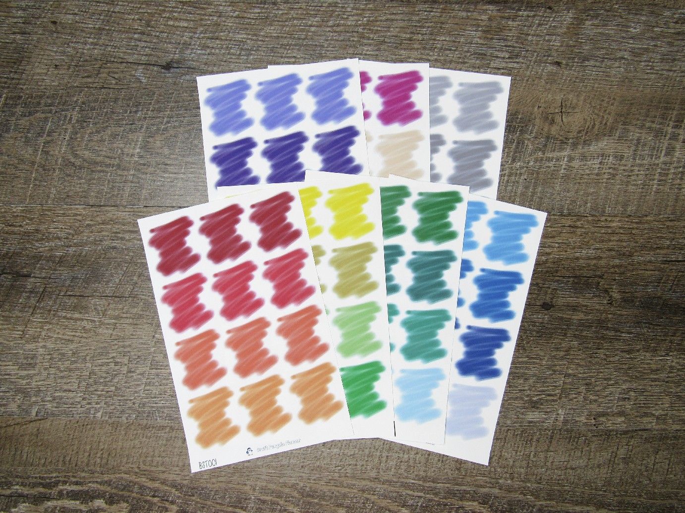 Hand Drawn Brush Strokes- BST001-BST007