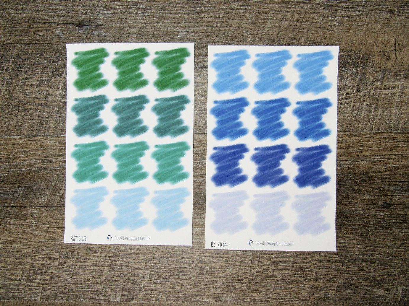 Hand Drawn Brush Strokes- BST001-BST007