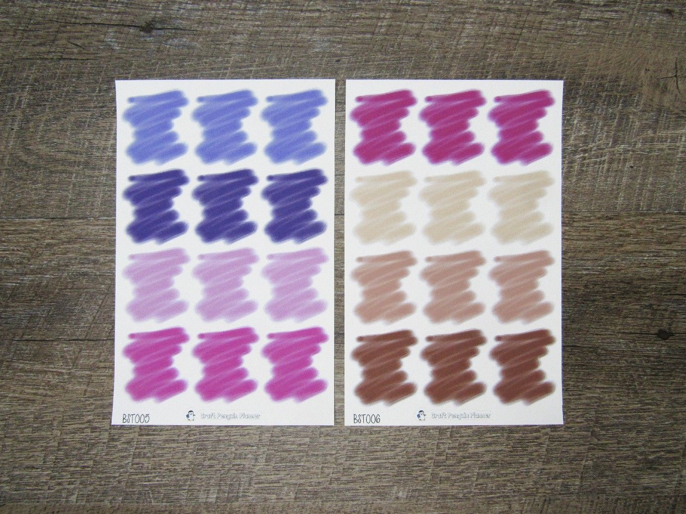 Hand Drawn Brush Strokes- BST001-BST007