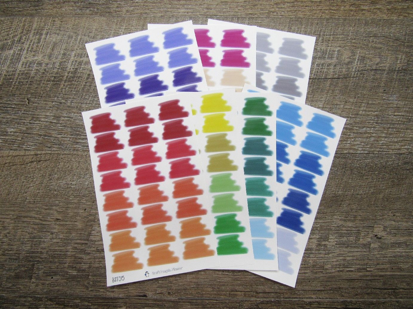 Hand Drawn Brush Strokes- BST015-BST021