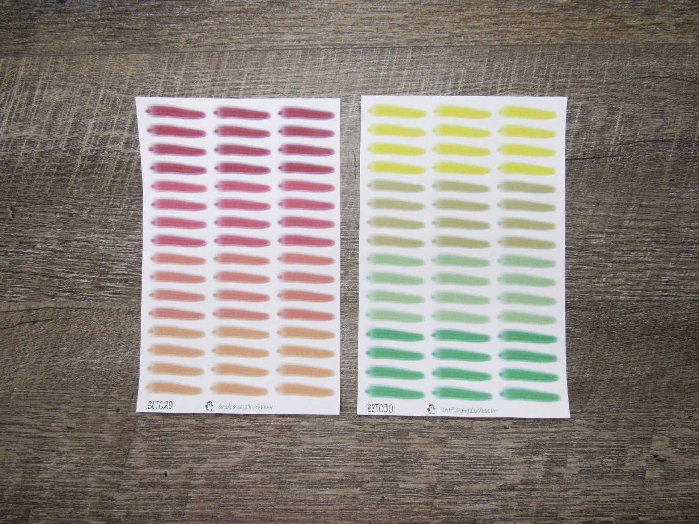 Hand Drawn Brush Strokes- BST029-BST035