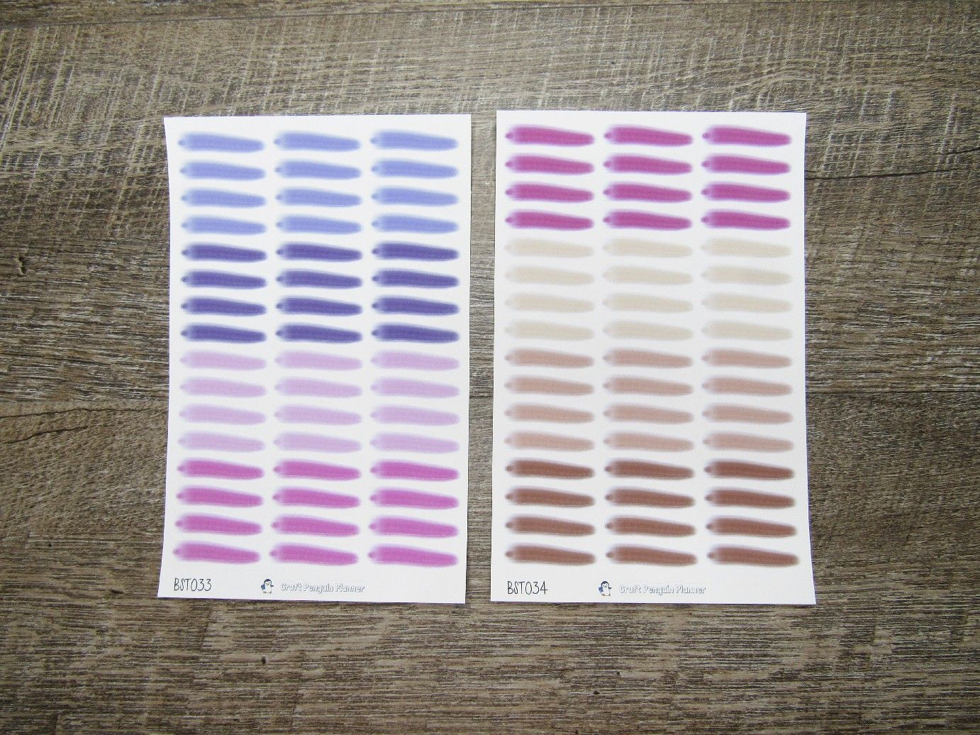 Hand Drawn Brush Strokes- BST029-BST035