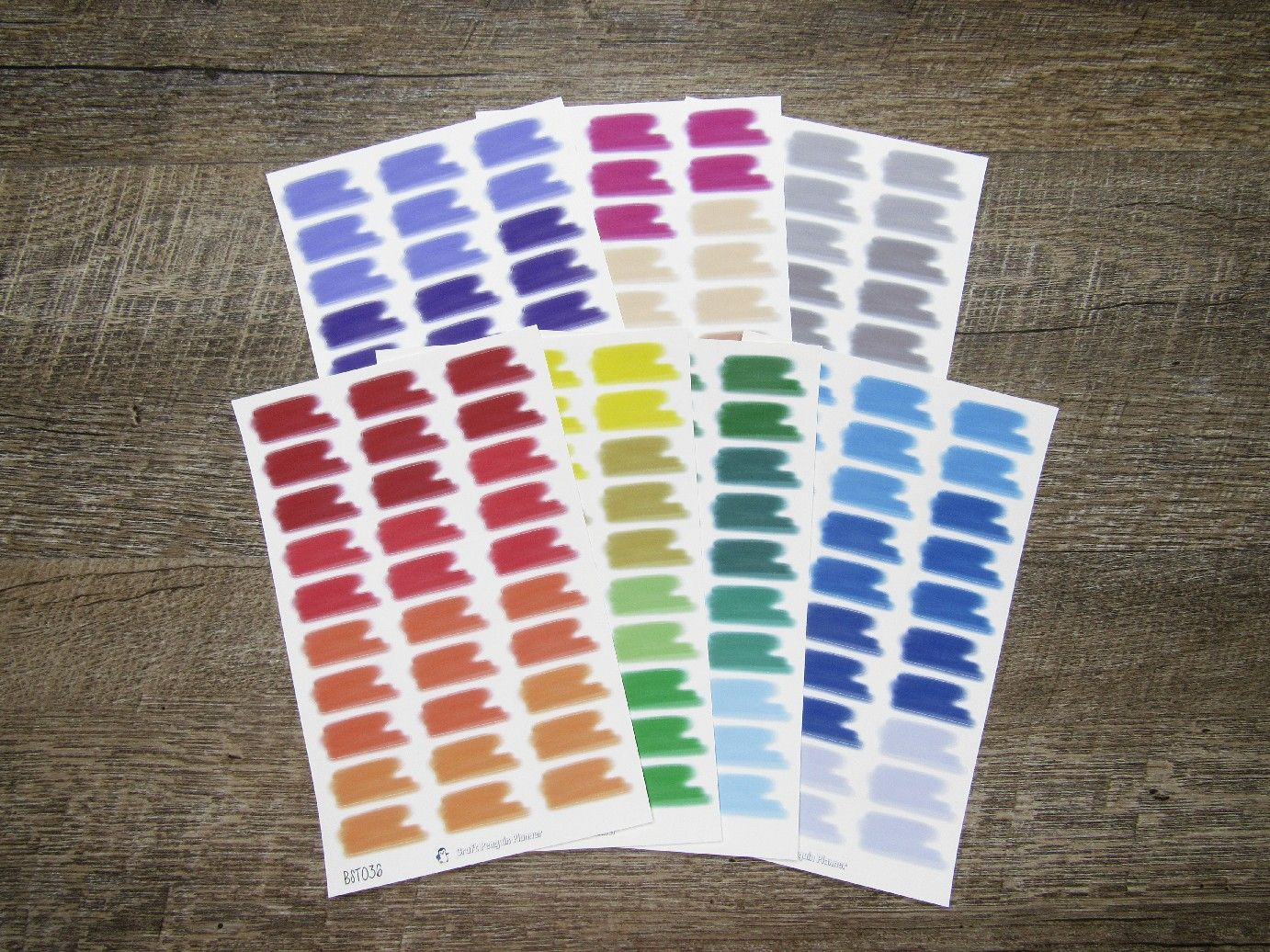 Hand Drawn Brush Strokes- BST036-BST042