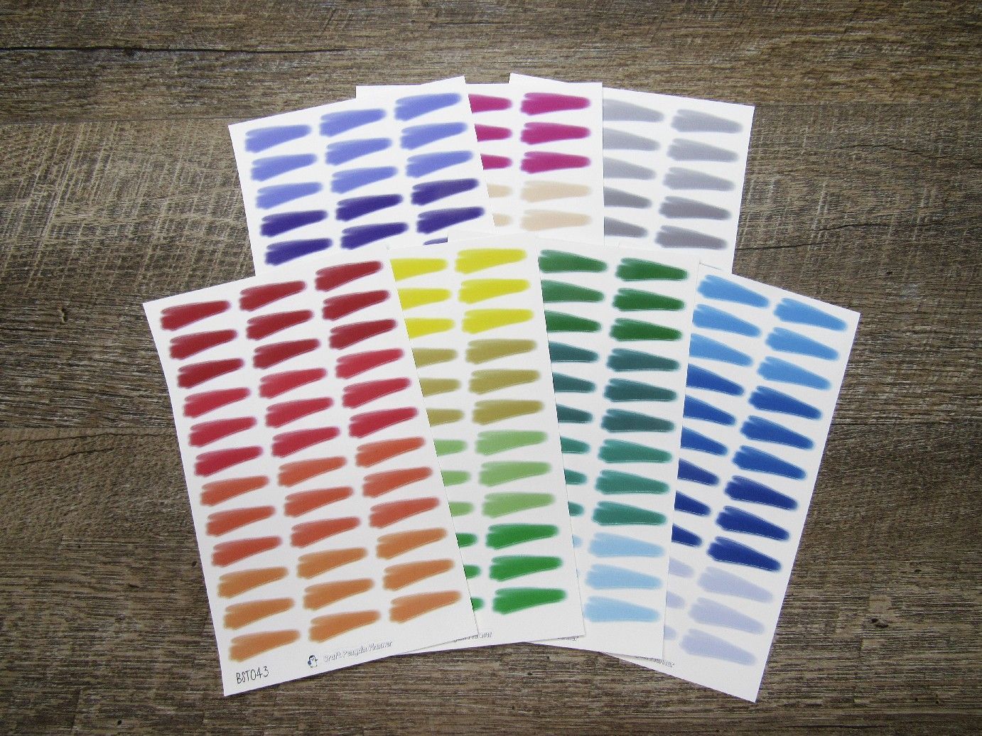 Hand Drawn Brush Strokes- BST043-BST049