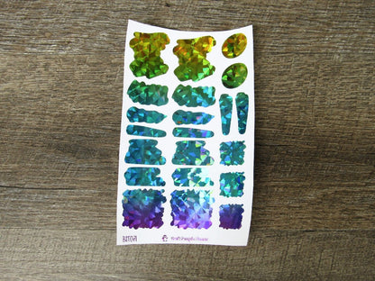 Hand Drawn Brush Strokes- BST071- FOILED Mix