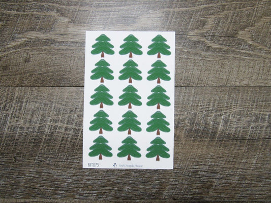 Hand Drawn Brush Stroke Shape- BST073- Trees 2