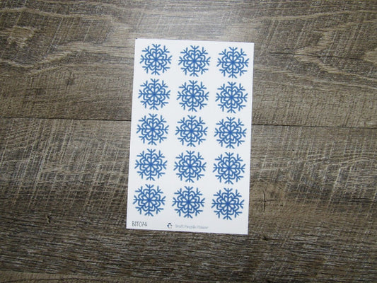 Hand Drawn Brush Stroke Shape- BST074- Snowflake