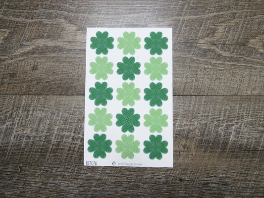 Hand Drawn Brush Stroke Shape- BST076- Clovers