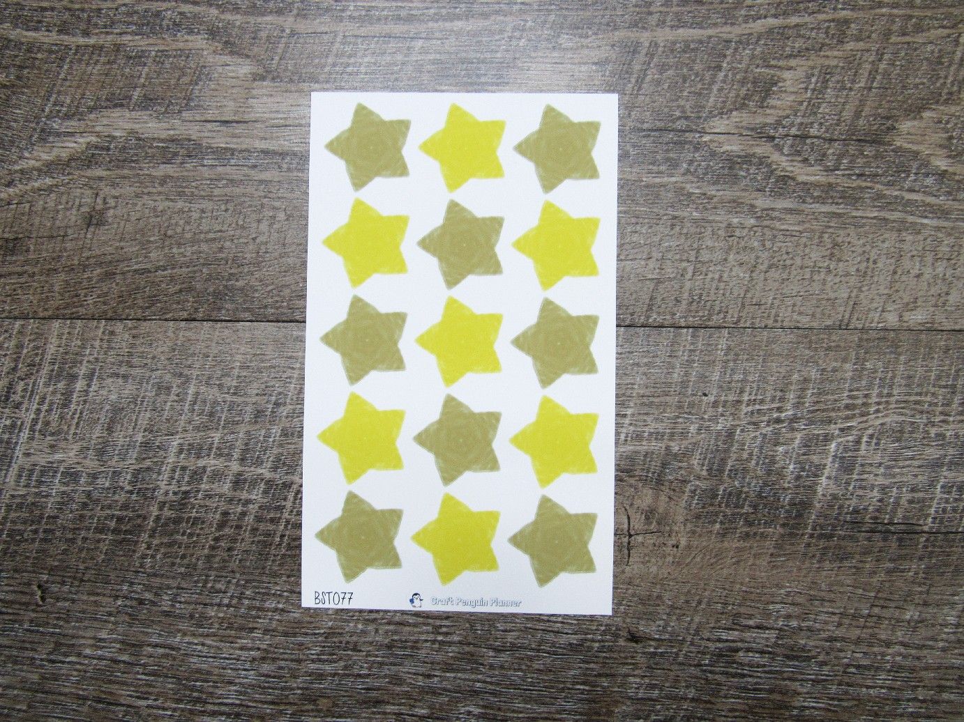 Hand Drawn Brush Stroke Shape- BST077- Stars