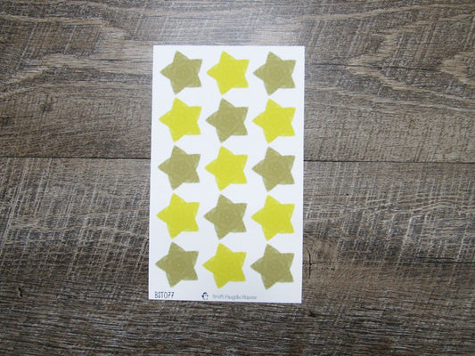 Hand Drawn Brush Stroke Shape- BST077- Stars