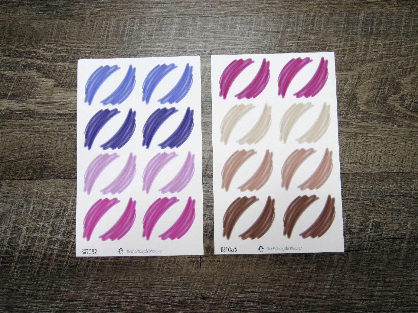 Hand Drawn Brush Strokes- BST078-BST084