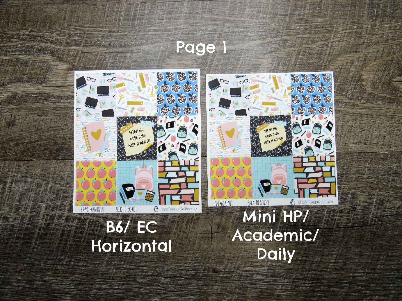 Back To School Weekly, CHOOSE YOUR KIT