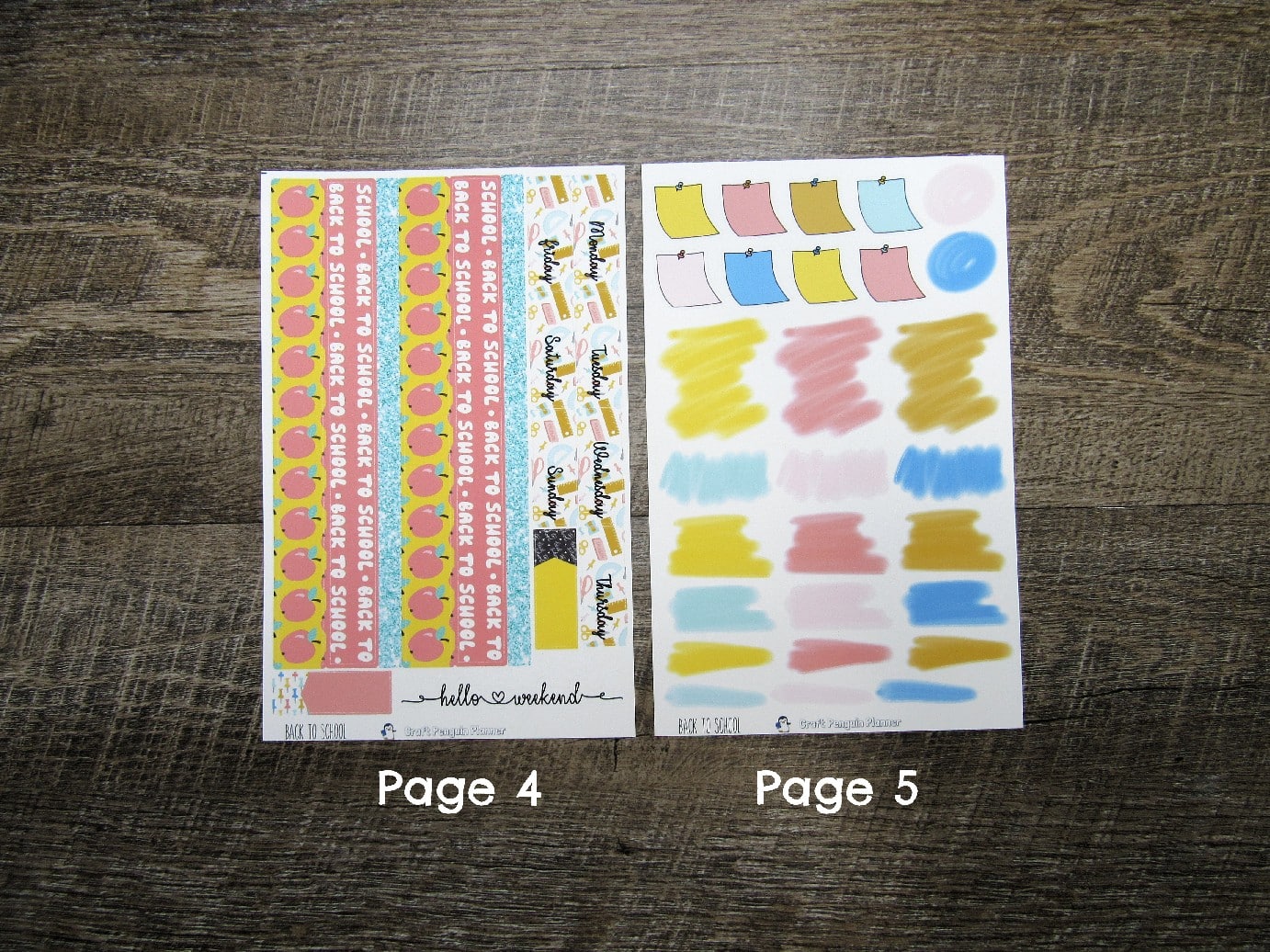 Back To School Weekly, CHOOSE YOUR KIT