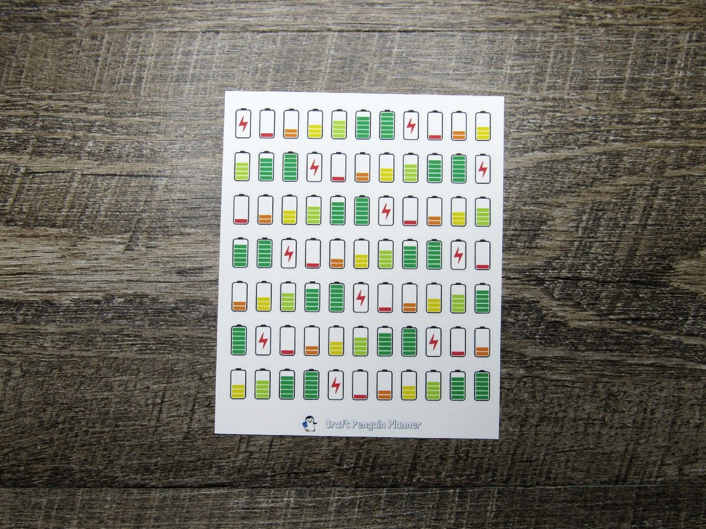 Battery Level Stickers