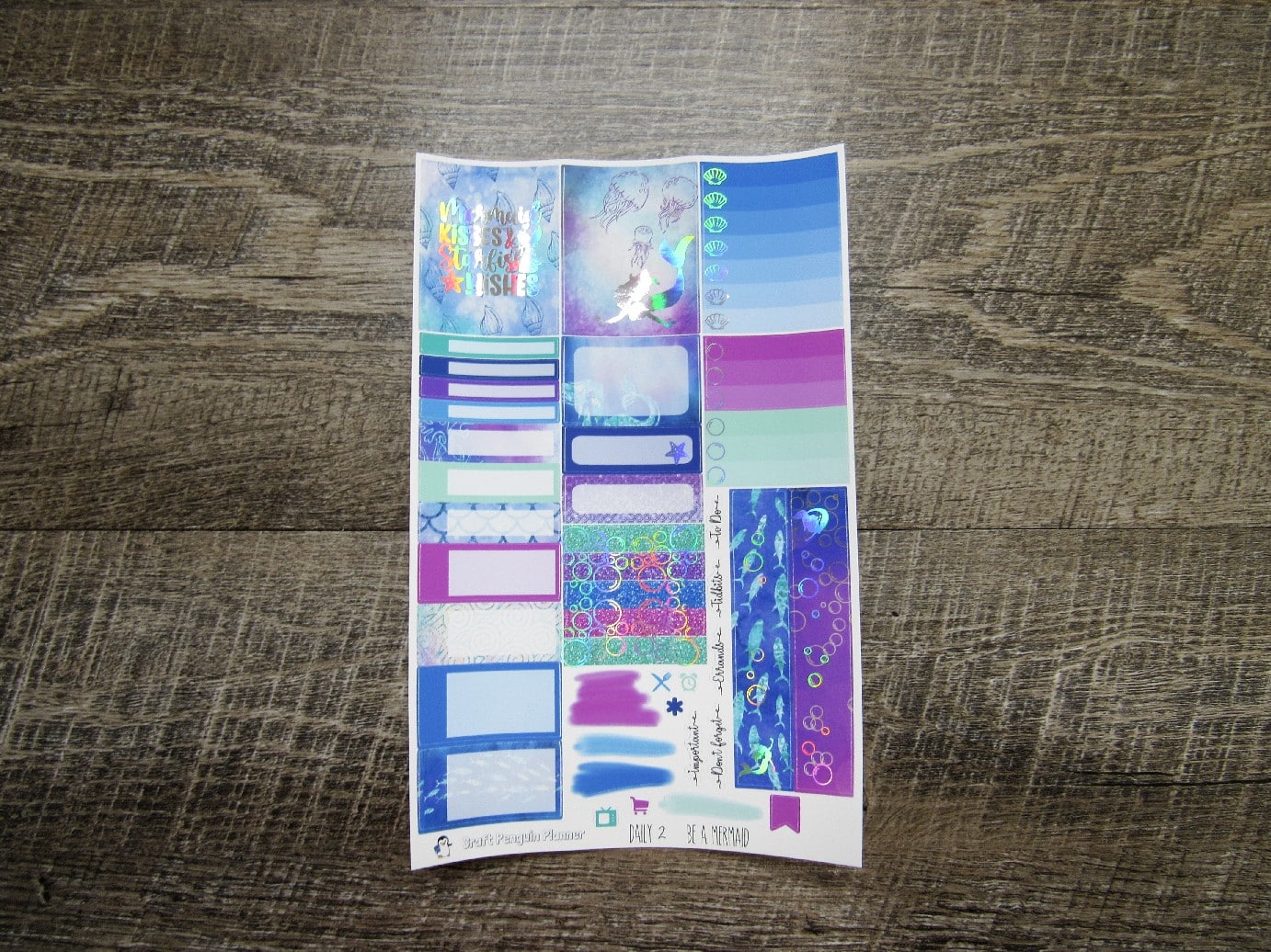 Be A Mermaid FOILED DAILY kit