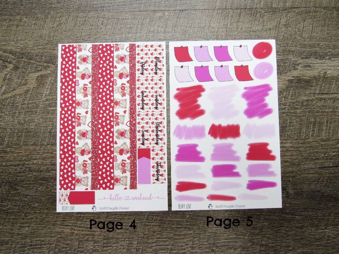 Beary Love Weekly, CHOOSE YOUR KIT